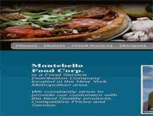 Tablet Screenshot of montebellofoods.com